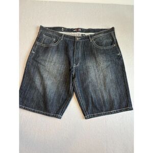 Vintage Culture Jeans Denim Shorts Mens Size 48 Black Embroidered Mint Condition